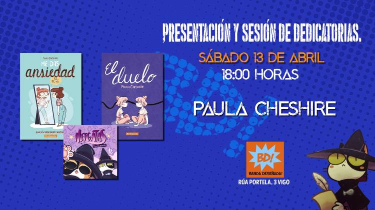 ENCUENTRO Y FIRMAS CON PAULA CHESHIRE