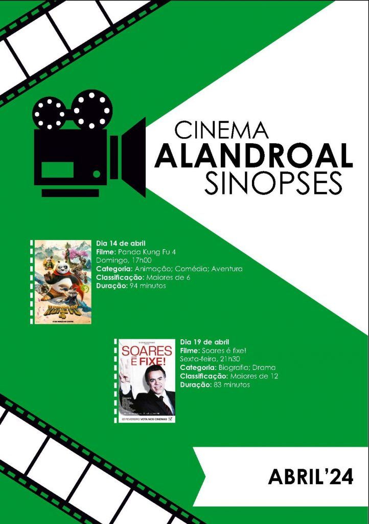Cinema Alandroal – mês de abril