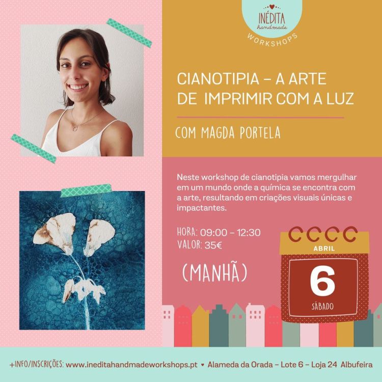 • Workshop: Cianotipia - A arte de Imprimir com a Luz com Magda Portela