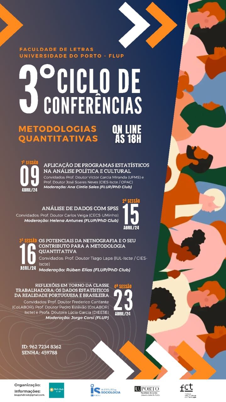 3º Ciclo de Conferências | Metodologias Quantitativas (online)