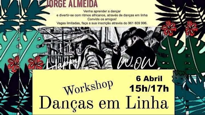 Workshop de Danças africanas em Linha
