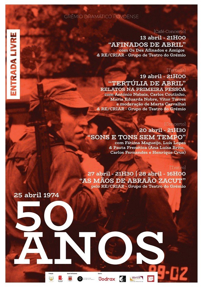 Celebrações dos 50 anos do 25 de Abril - Grémio Dramático Povoense
