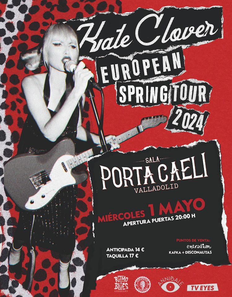 Kate Clover en la sala Porta Caeli de Valladolid