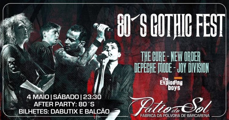 80´s Gothic Fest - Tributos The Cure | New Order | Depeche Mode | Joy Division
