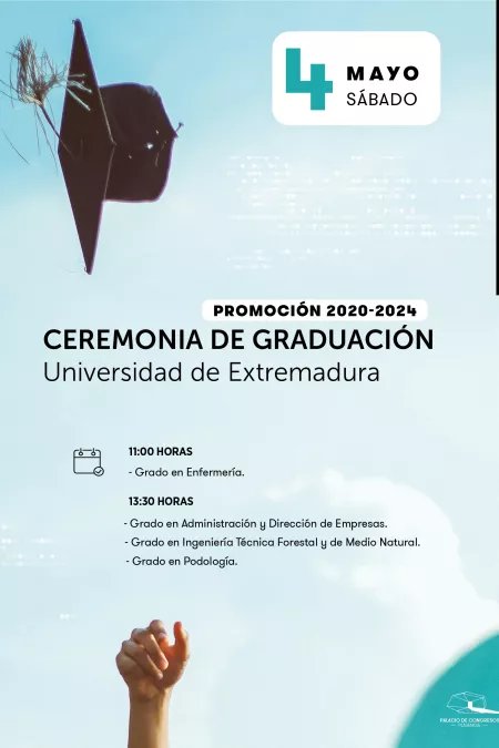 CEREMONIA DE GRADUACIÓN UNIVERSIDAD DE EXTREMADURA