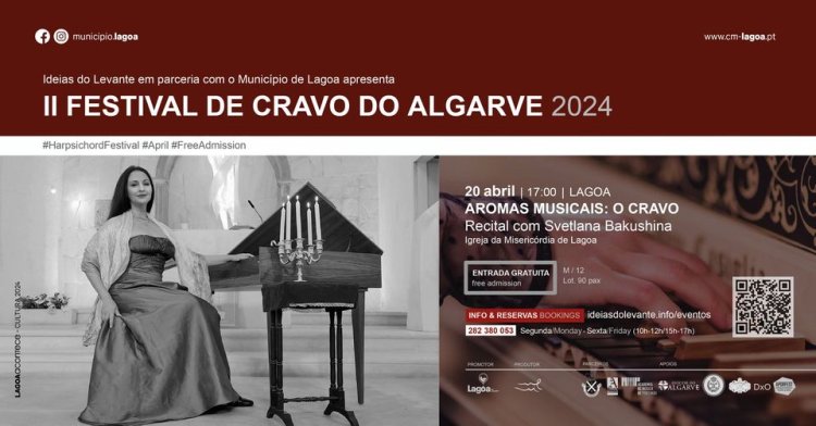 II Festival de Cravo do Algarve | 'Aromas Musicais: O Cravo'