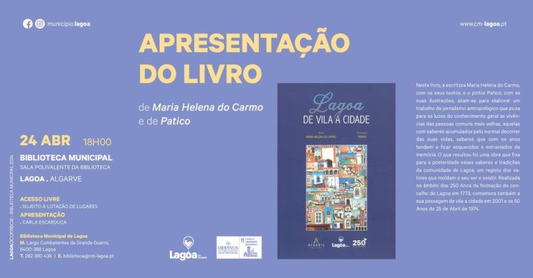 Apresentação do Livro | 'Lagoa de Vila a Cidade'