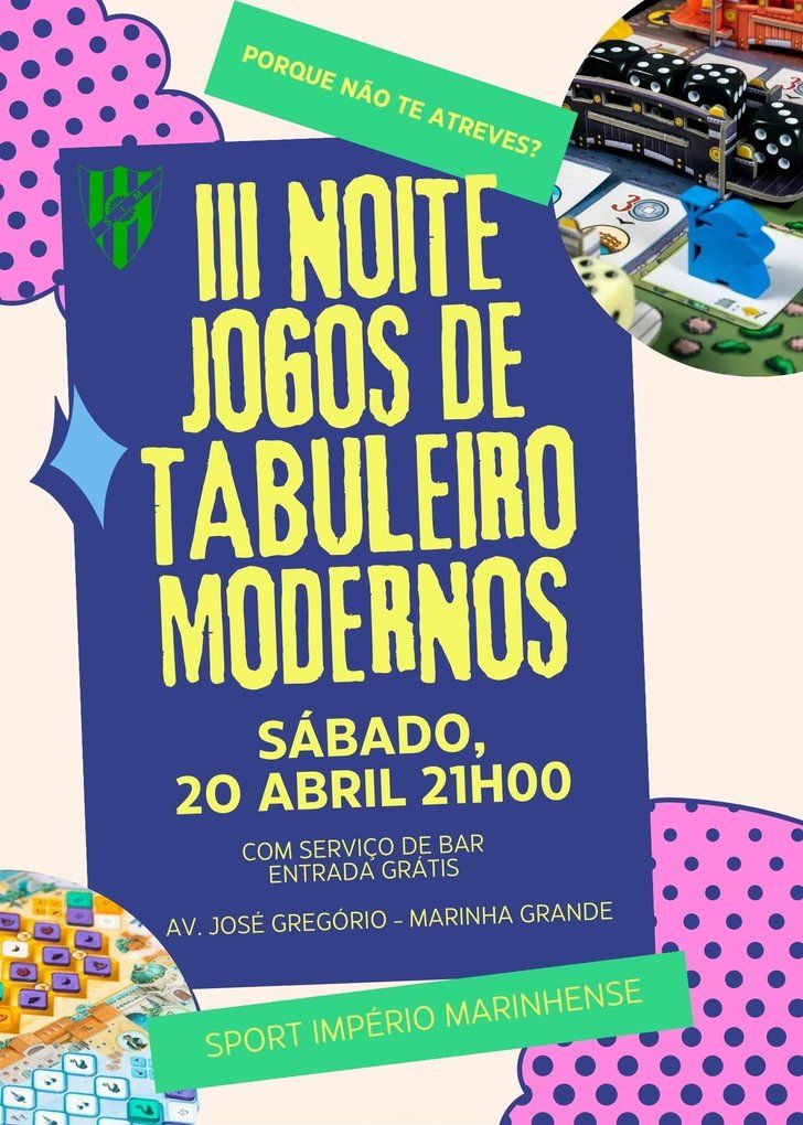 JOGOS DE TABULEIRO MODERNOS