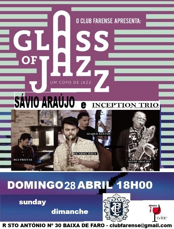 Glass of Jazz - SAVIO ARAUJO  e  INCEPTION TRIO