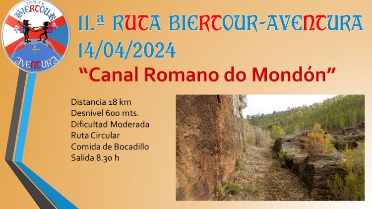 11.ª/24 'Canal Romano do Mondón'