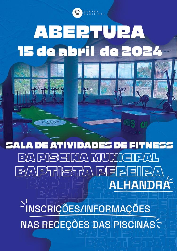Piscina Municipal Baptista Pereira abre novo espaço desportivo dedicado ao fitness