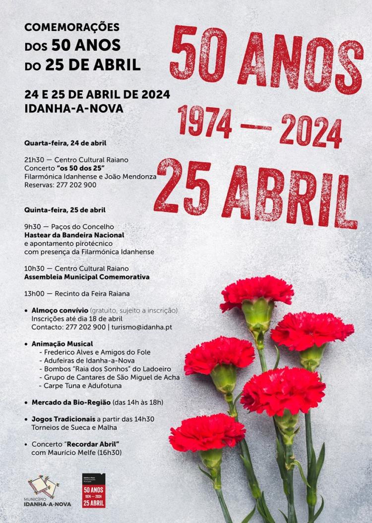 Comemoração dos 50 Anos do 25 de Abril