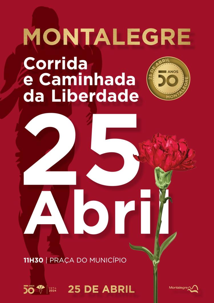 25 Abril | 'Corrida e Caminhada da Liberdade'
