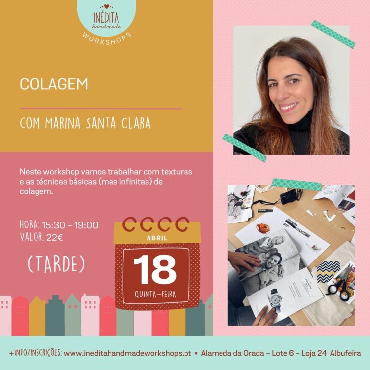 Workshop:  Colagem com Marina Santa Clara