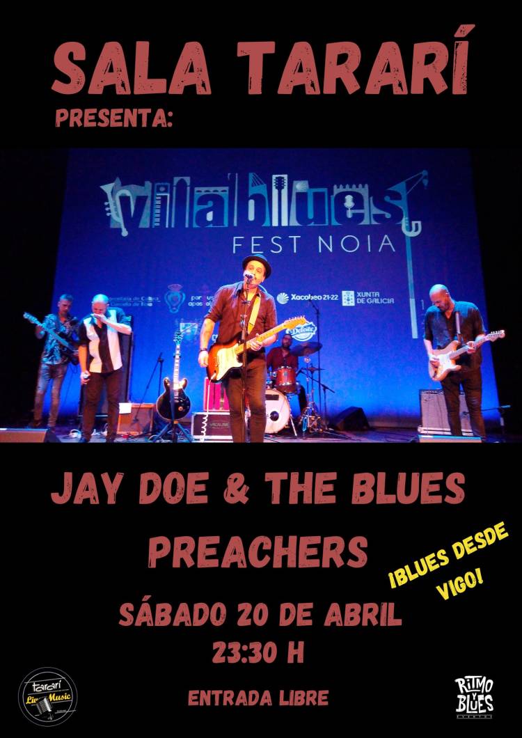 Jay Doe & The Blues Preachers - sala Tararí