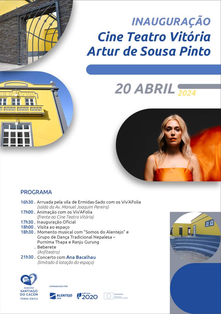 Inauguração do Cine Teatro Vitória Artur de Sousa Pinto