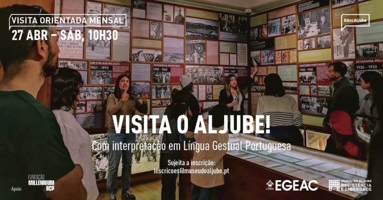 Visita Orientada com Língua Gestual Portuguesa