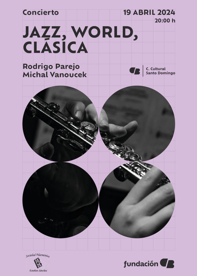 Concierto Rodrigo Parejo (flauta) y Michal Vanoucek (piano)