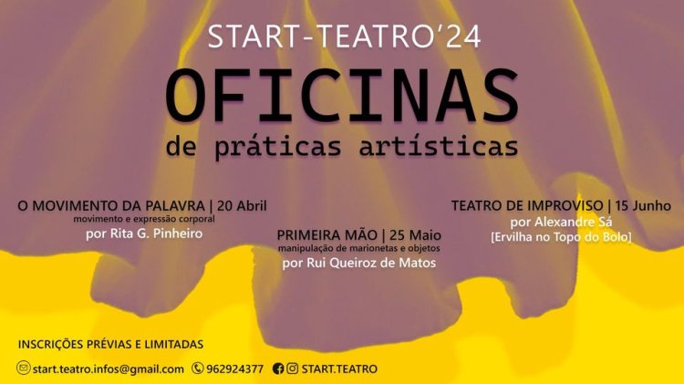 Oficinas de Práticas Artísticas | START-TEATRO'24