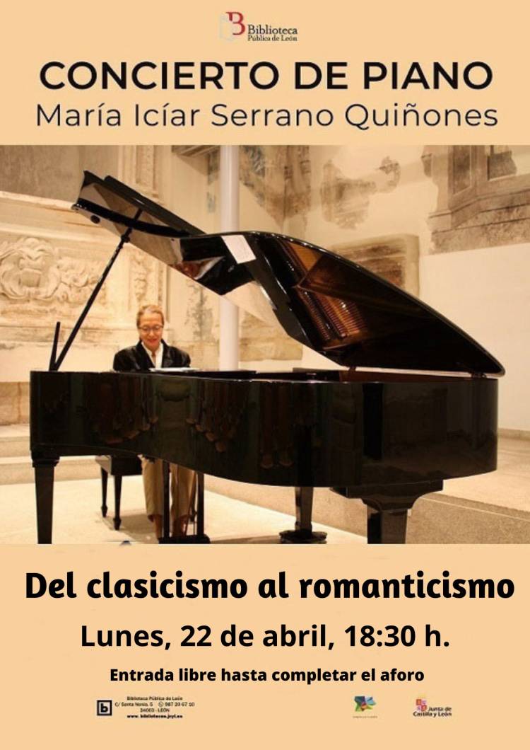 Concierto de piano con María Icíar Serrano Quiñones