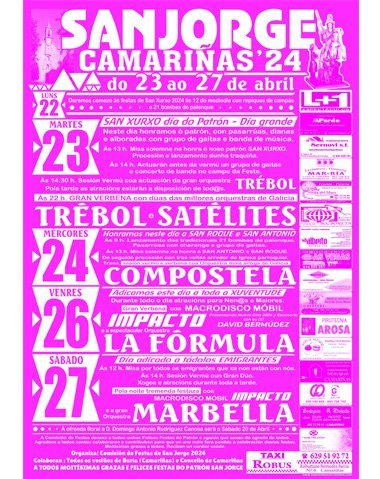 FESTAS DE SAN XURXO EN CAMARIÑAS