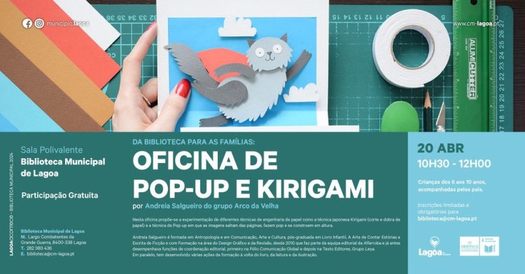 Oficina de Pop-Up e Kirigami