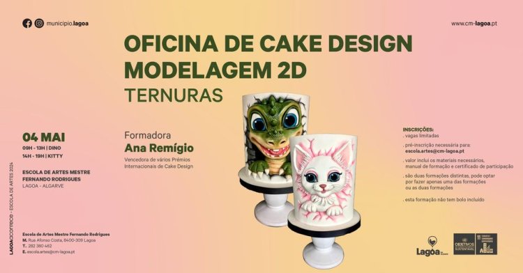 Oficina | 'Ternuras - Cake Design - Modelagem 2D'