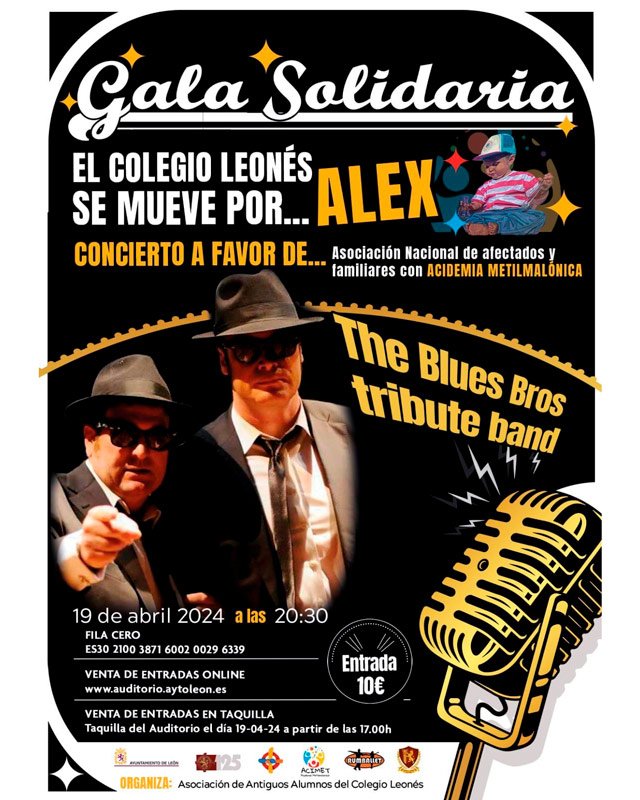 Gala solidaria a favor de ACIMET. Auditorio ciudad de León