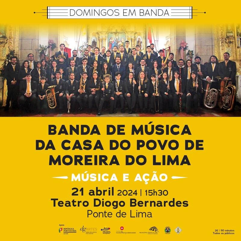 Domingos em Banda: Banda de Música da Casa do Povo de Moreira do Lima 