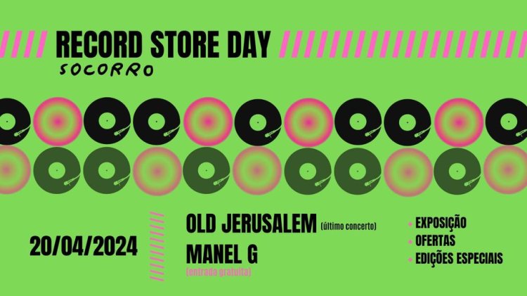 RECORD STORE DAY 2024 c/ OLD JERUSALEM (último concerto) + MANEL G