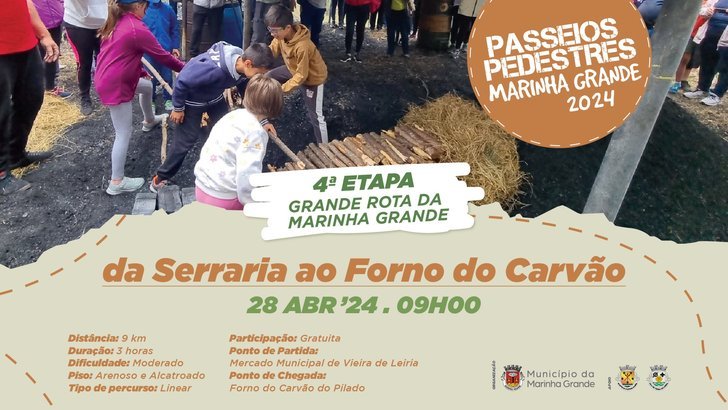 PASSEIO PEDESTRE “DA SERRARIA AO FORNO DO CARVÃO'