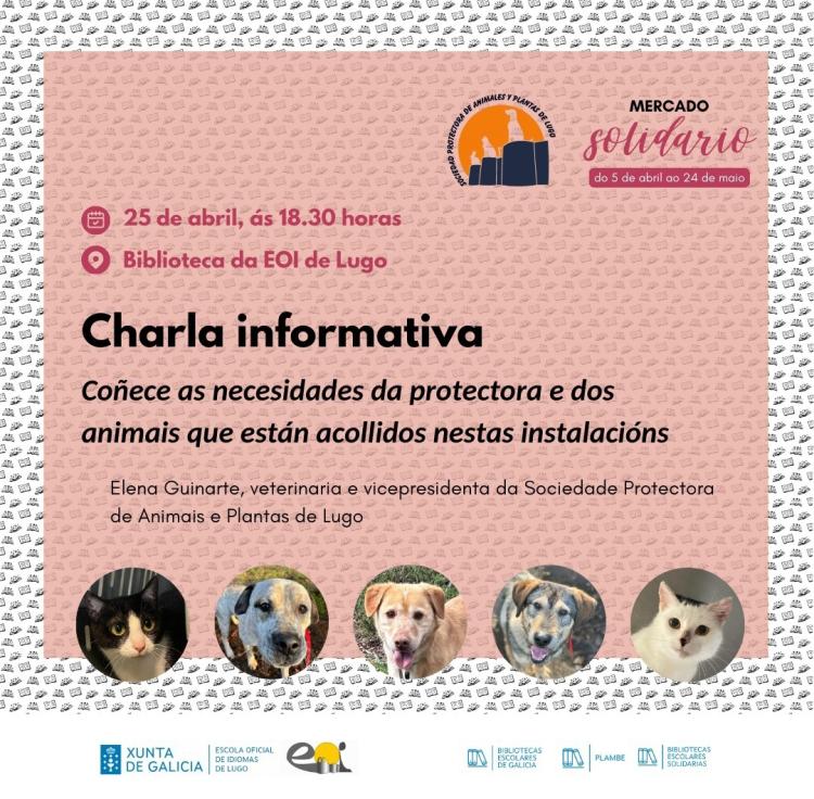 Charla informativa sobre a Protectora de Animais e Plantas de Lugo