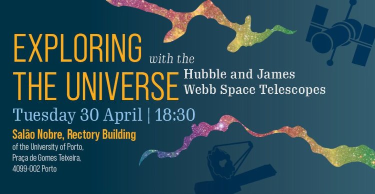 Explorando o Universo com os Telescópios Espaciais Hubble e James Webb