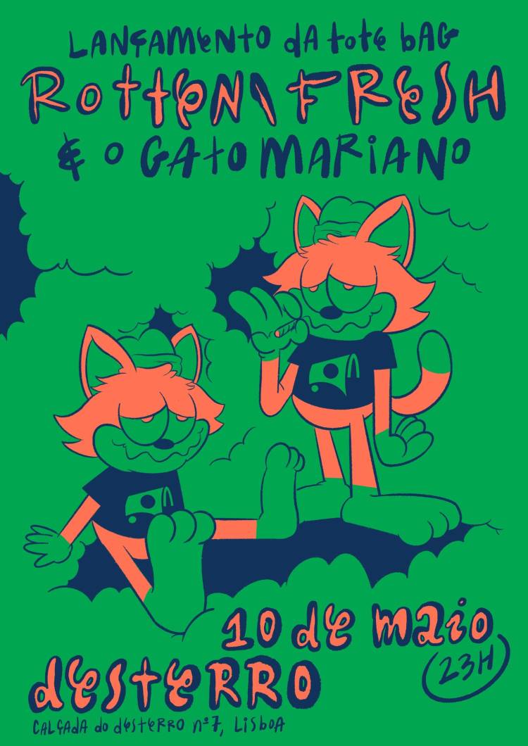 [R\F] Festa de Lançamento da Tote Bag: O Gato Mariano + DJ Privilégio