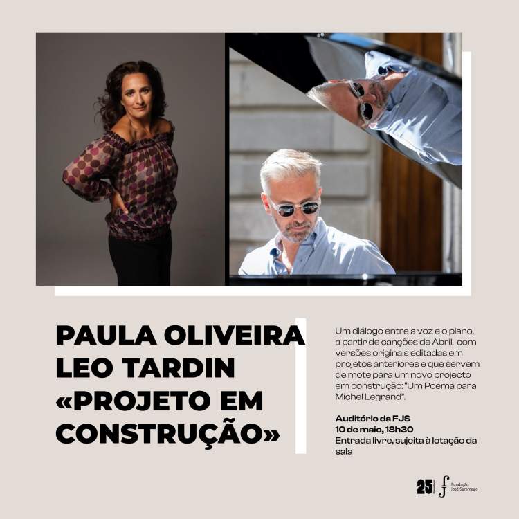 Concerto: 'Projeto em construção', Paula Oliveira e Leo Tardin