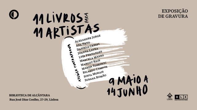 11 LIVROS PARA 11 ARTISTAS - Exposição