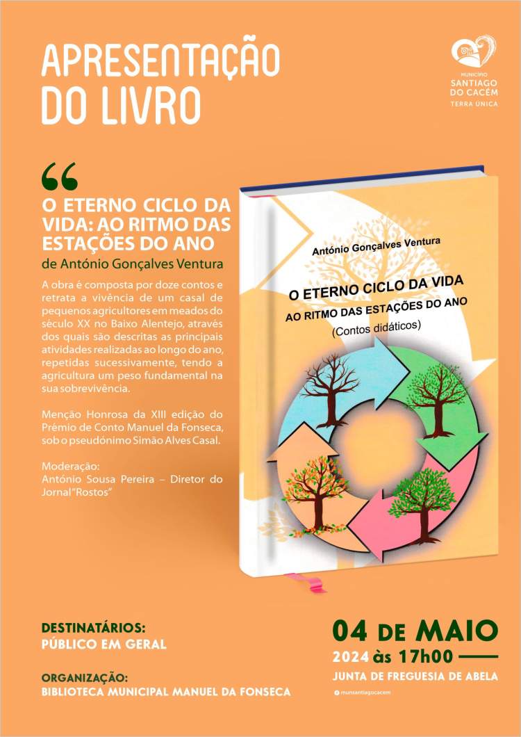 Apresentação do livro “O Eterno ciclo da vida: ao ritmo das estações do ano”