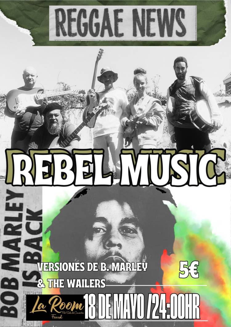 Concierto REBEL MUSIC ( Bob Marley&The Wailers) 5 €