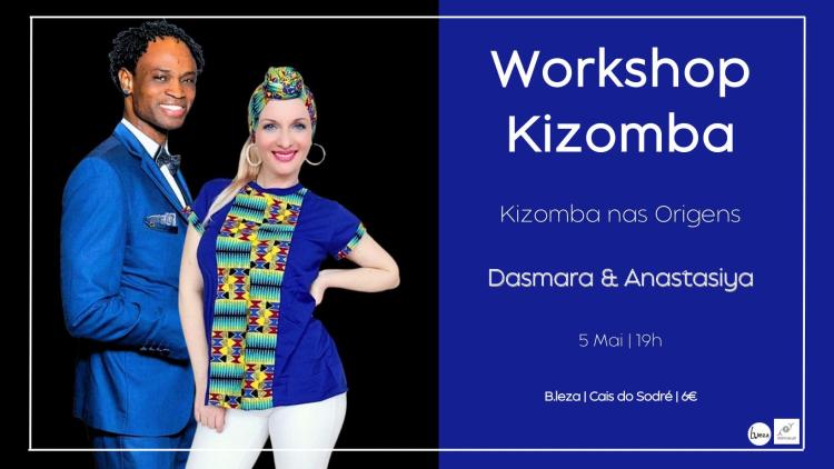 Danças no B.leza | 5 Mai | Kizomba nas Origens | Dasmara & Anastasiya