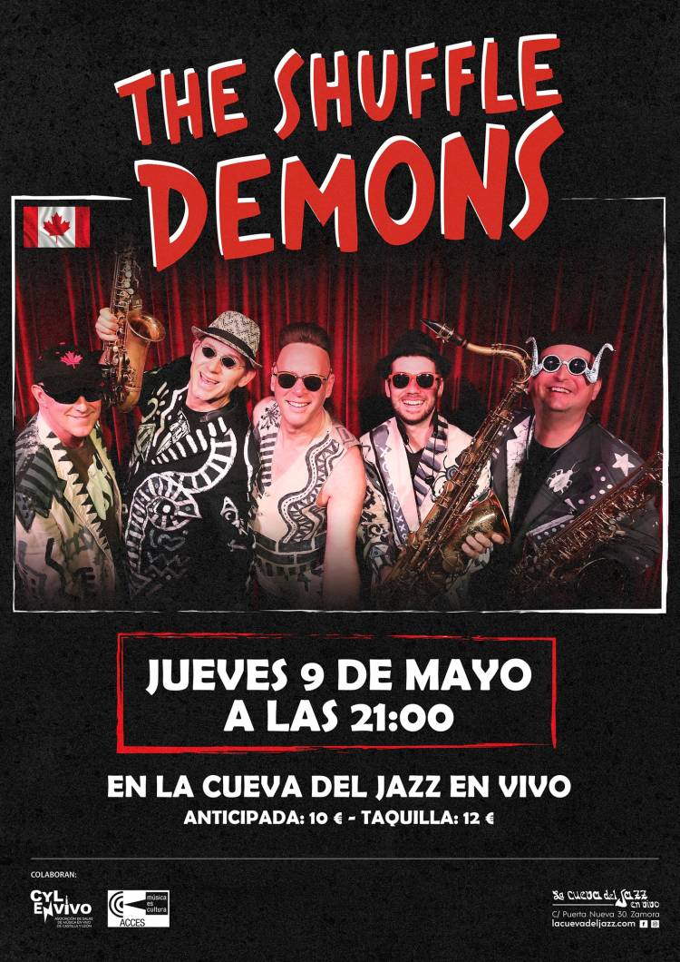 The Shuffle Demons (Canadá) en La Cueva del Jazz en Vivo