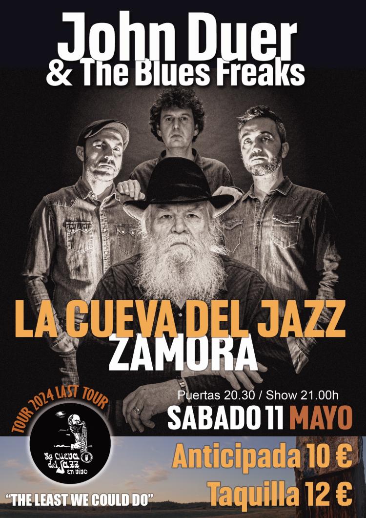 John Duer and The Blues Freaks en La Cueva del Jazz en Vivo