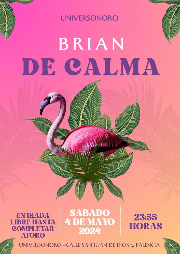 Sesión DJ: Brian de Calma | Universonoro (Palencia)