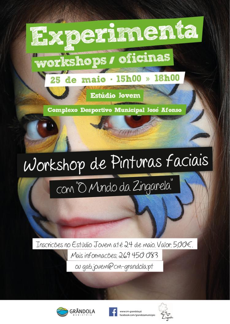 INFANTIL | Workshop de pinturas faciais com ' O Mundo da Zingarela'