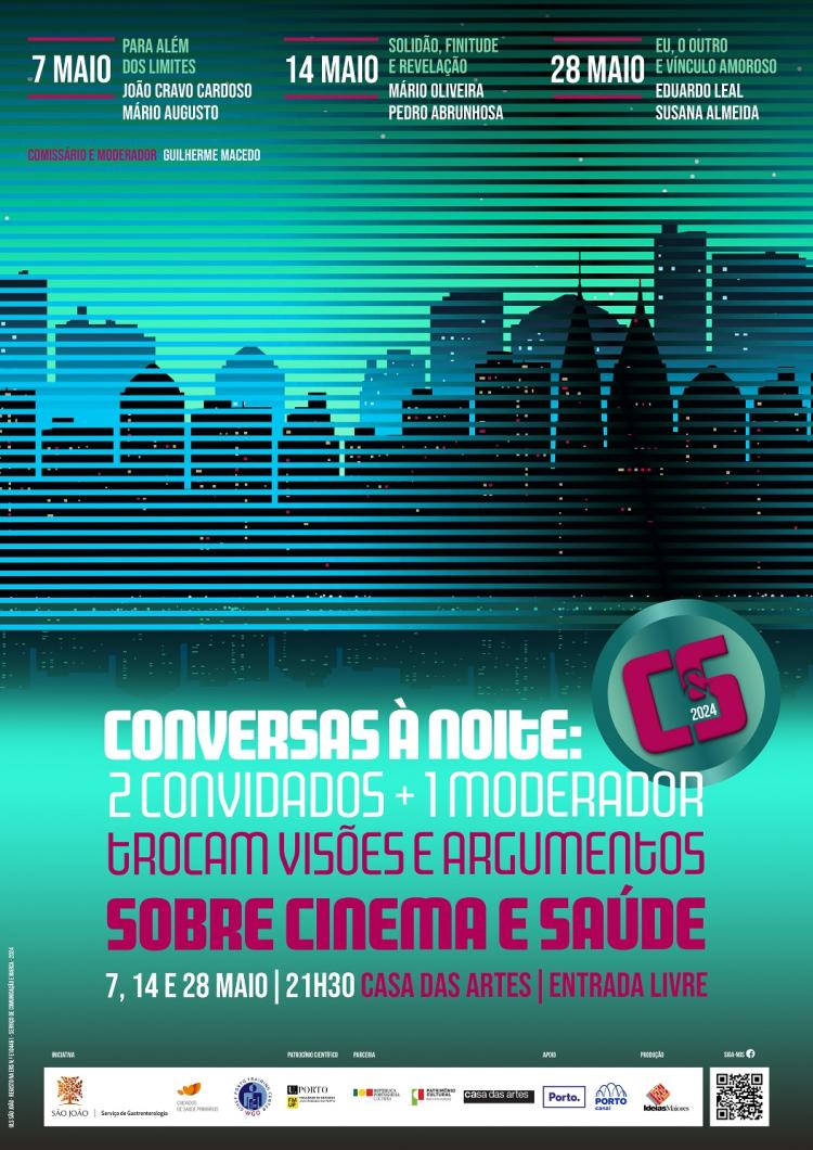 CONVERSAS À NOITE: Visões e Argumentos sobre Cinema e Saúde (3ª sessão)