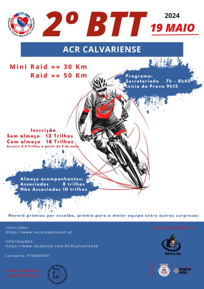 2º Raid BTT - ACR Calvariense