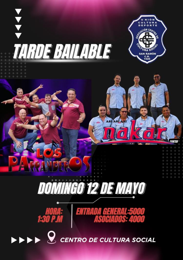 Grupo NAKAR y los Parranderos tarde bailable. 