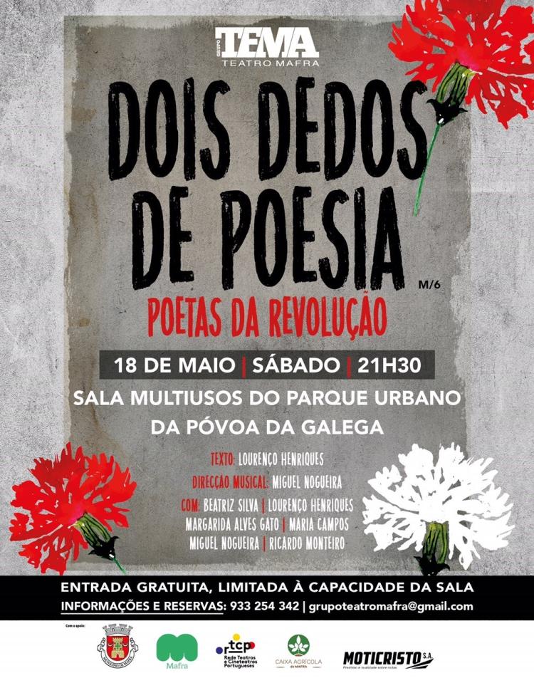 Dois Dedos de Poesia 'Poetas da Revolução'