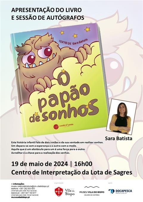 Apresentação do livro e sessão de autógrafos - 'O Papão dos sonhos' de Sara Batista