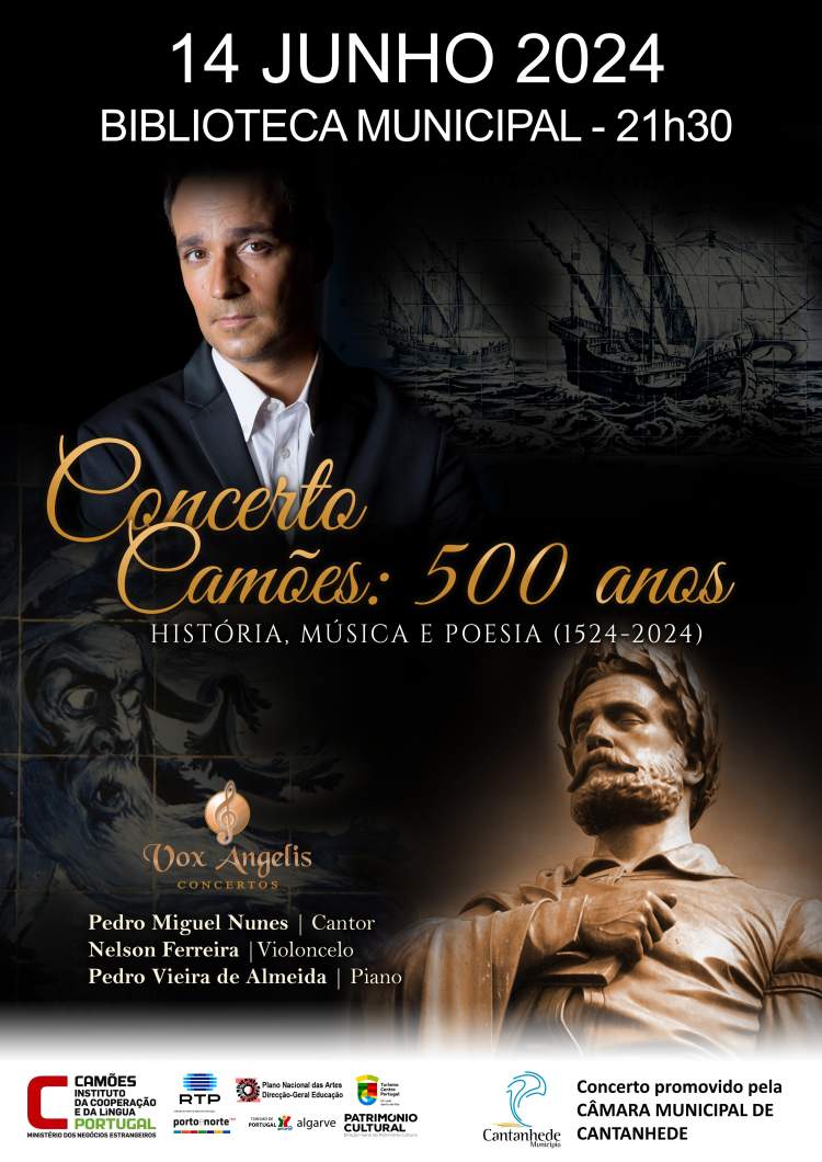 Concerto Camões: 500 anos - História, Música e Poesia (1524-2024)