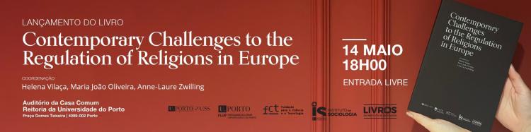  Lançamento do livro | Contemporary challenges to the regulation of religions in Europe